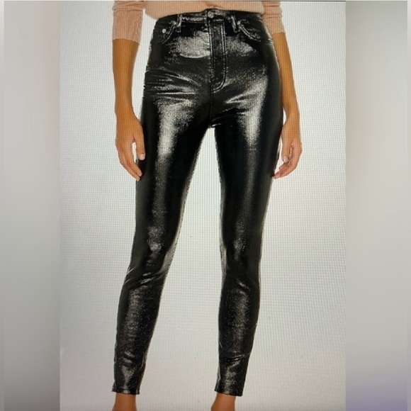 We the Free Free People Phoenix Coated Skinny women’s Jeans size 24 - Picture 1 of 10